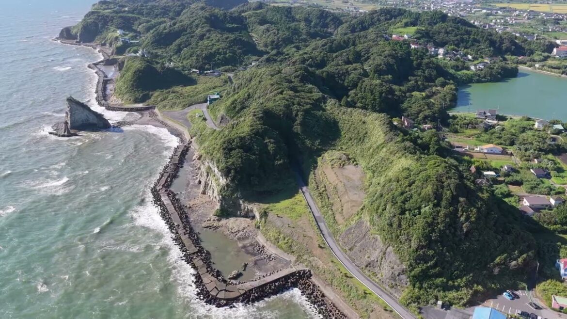 Aerial Drone Footage: Ocean Drive in Isumi City (Chiba, Japan)