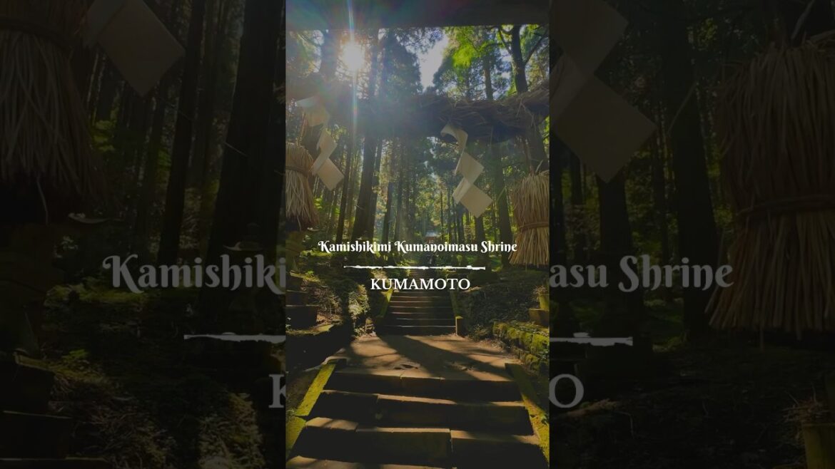 Kamishikimi Shrine #kumamoto  #kyushu #japan #japantravel #japanvlog #japanese #japaneseculture