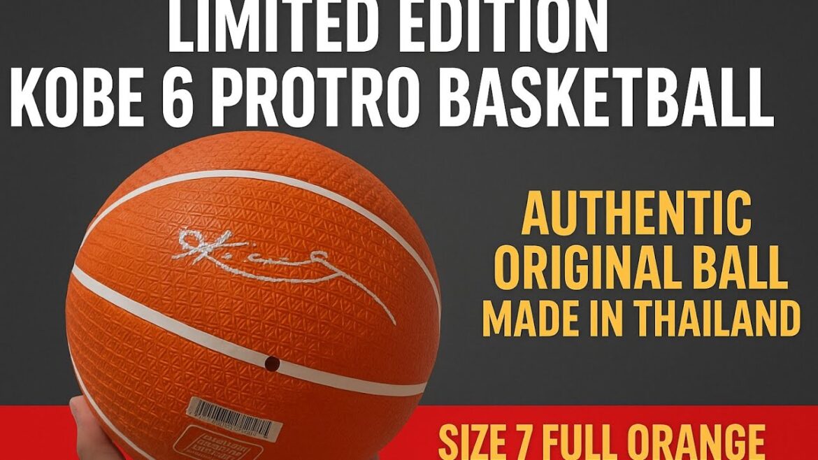 Inflation Limited Edition Kobe 6 Protro Basketball Size 7 Full Orange Original Made in Thailand Inflation Limited Edition Kobe 6 Protro Basketball Size 7 Full Orange Original Made in Thailand