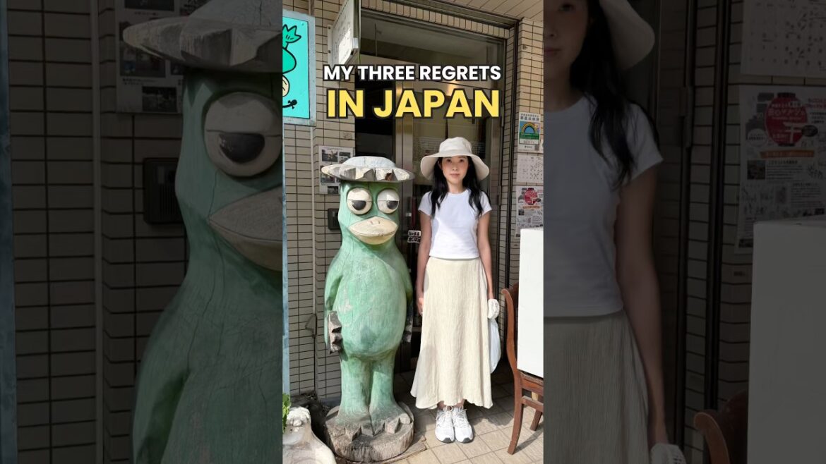 MY THREE REGRETS IN JAPAN❌ #japan