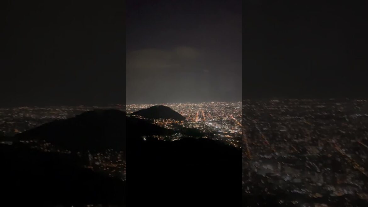 Ropeway Ride at Sapporo Mt Moiwa #shortvideo