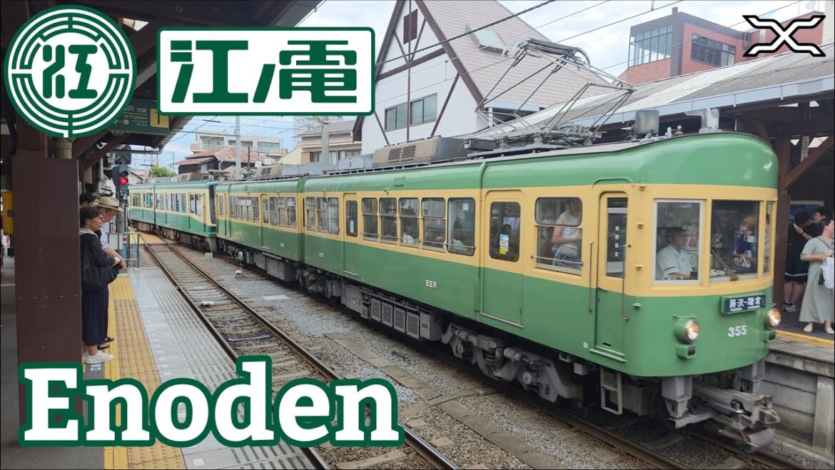 Enoden | Enoshima Electric Railway | 江ノ島電鉄 | Scenic railway line along the Japanese coast | Japan