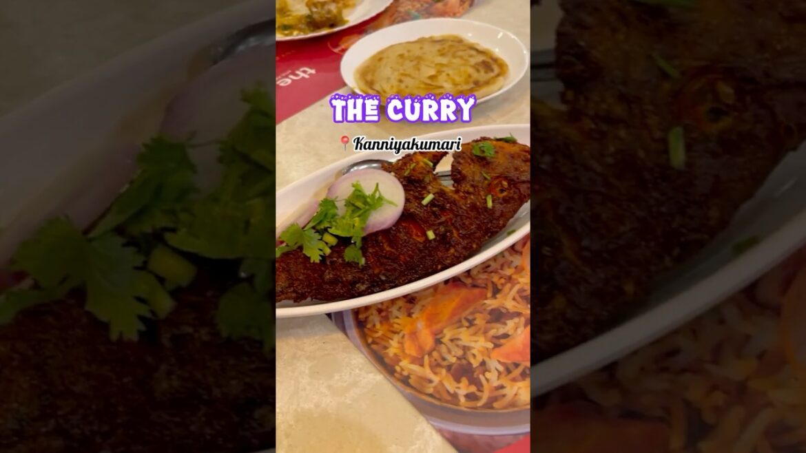 The curry -multicuisine restaurant |Authentic seafood🐟|Kanyakumari restaurant |Must try The curry -multicuisine restaurant |Authentic seafood🐟|Kanyakumari restaurant |Must try