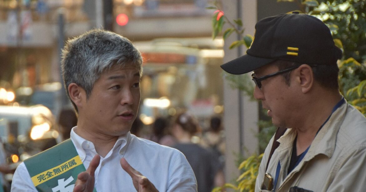 A quiet voice in a loud election: Shuhei Azuma's lonely campaign