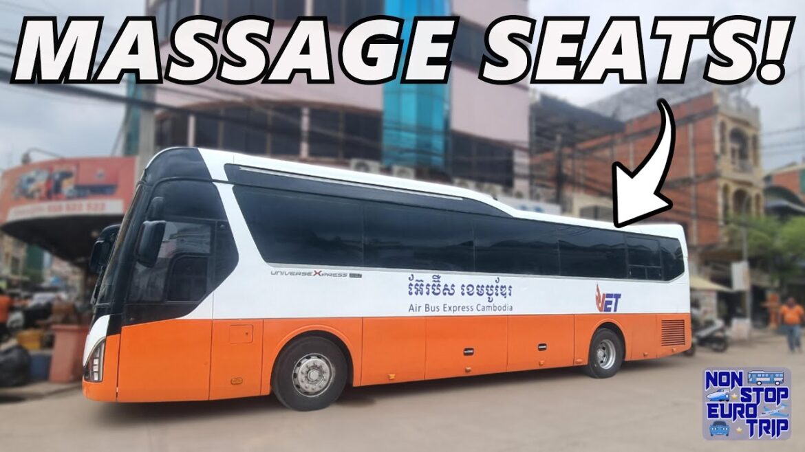 First Class on CAMBODIA'S Most Luxurious Bus