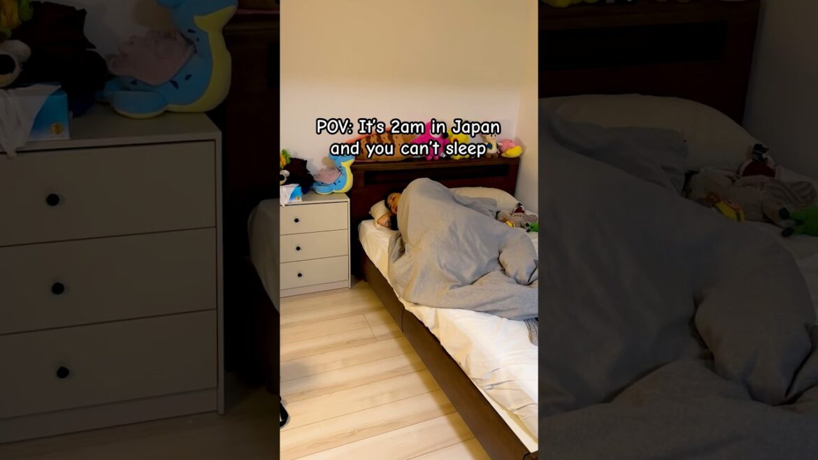 POV: It’s 2am in Japan and you CAN’T SLEEP!