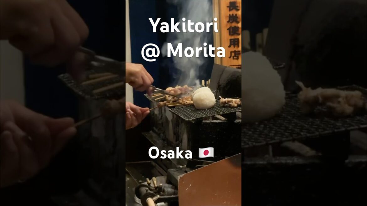 Smol spot—but yummy Morita yakitori in #Osaka 🇯🇵 #travel #food #shorts #japan