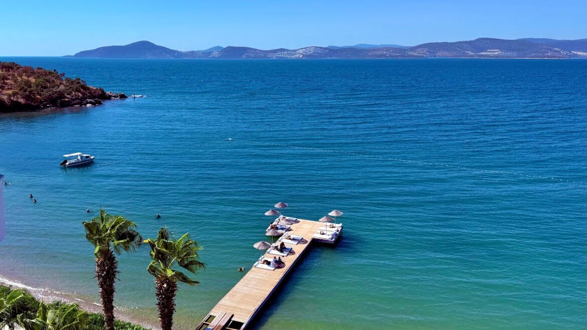 Med-Inn Boutique Hotel Bodrum 4K | ASMR Hotel Tour on the Aegean Sea 🌊✨