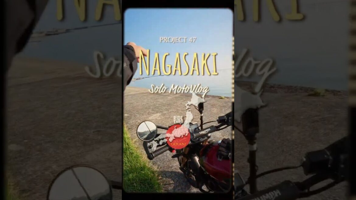 Nagasaki Motorcycle Travel in 1min 🏍️🇯🇵 #motovlog #project47 #japanmotorcycletour