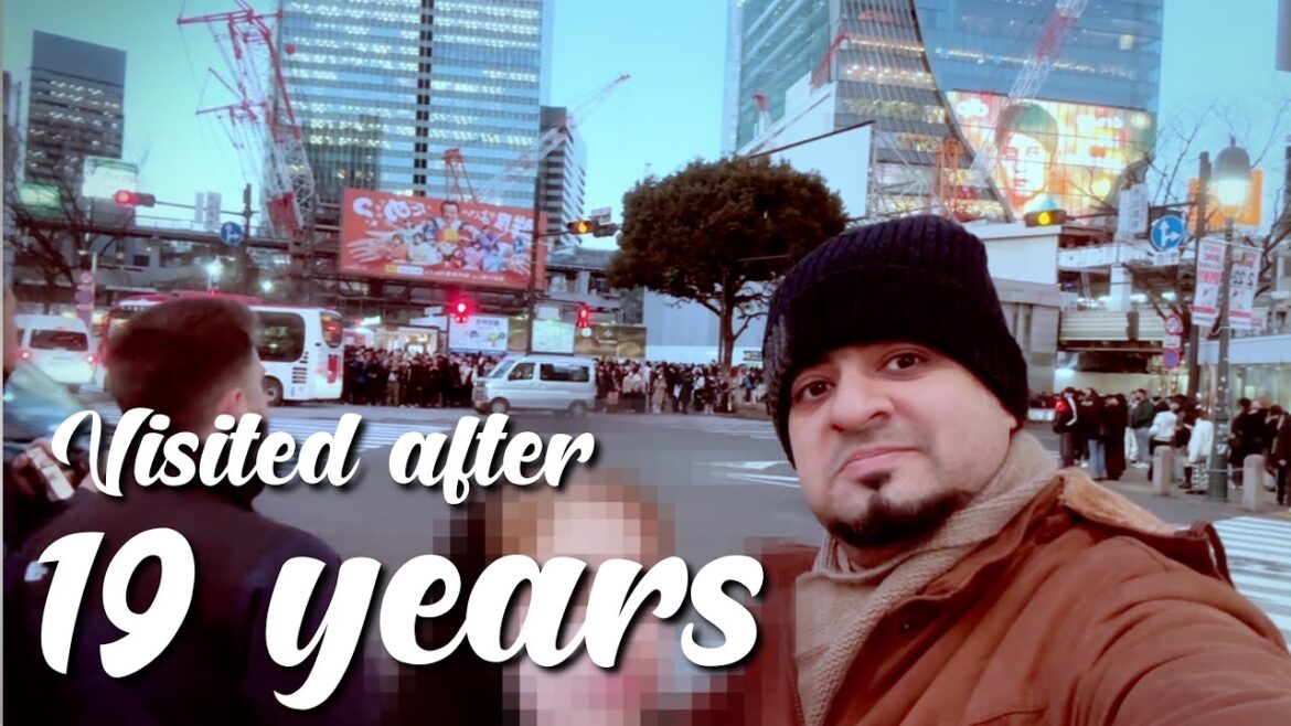 Famous Shibuya Crossing Tokyo Japan