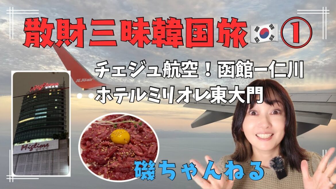 【散財三昧韓国旅#1】函館から行くの!ありかも!?チェジュ航空 函館ー仁川便で初めての韓国旅行へ行ってきました!美容&グルメ&買い物堪能!ホテルミリオレ東大門のルームツアーも! 【散財三昧韓国旅#1】函館から行くの!ありかも!?チェジュ航空 函館ー仁川便で初めての韓国旅行へ行ってきました!美容&グルメ&買い物堪能!ホテルミリオレ東大門のルームツアーも!