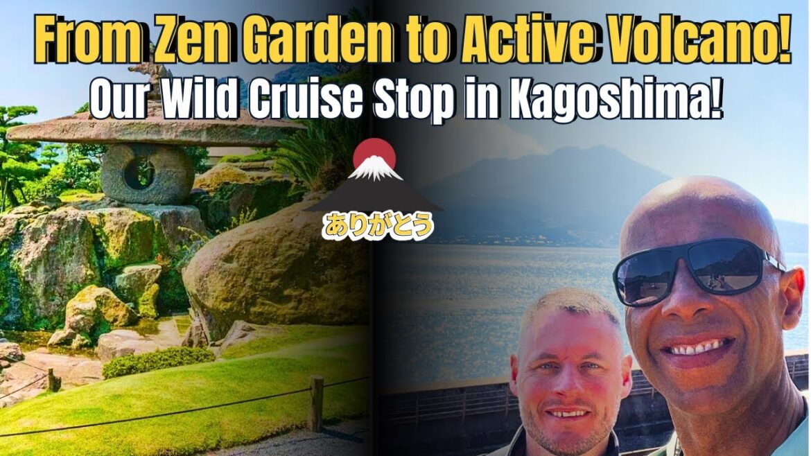 From Zen Garden to Active Volcano | Our Wild Cruise Stop in Kagoshima!