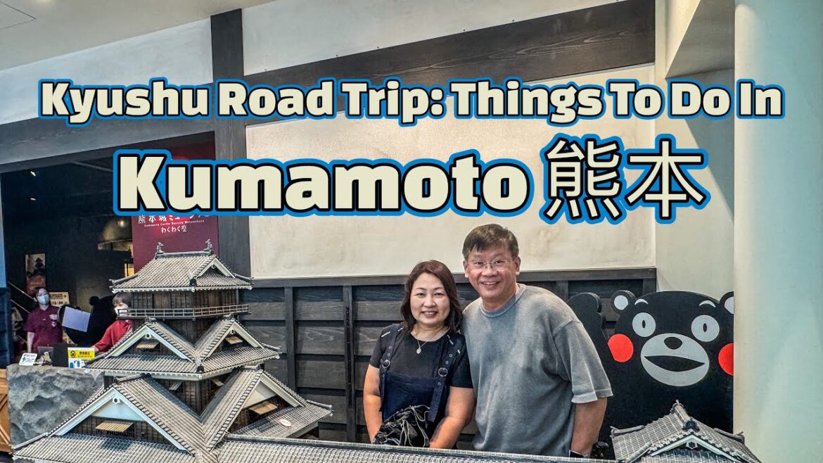Road Trip in Kyushu; Exploring Kumamoto, Volcanoes, Mount Aso, Kumamoto Castle and Takachiho Gorge