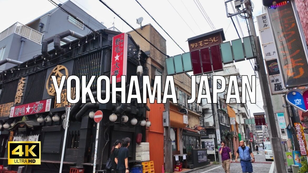 YOKOHAMA JAPAN 4K WALKING TOUR - A Day in Noge: From Deep Alleys to the Zoo [4K 60FPS HDR]