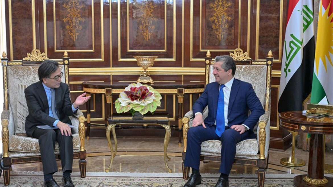 PM Barzani Welcomes Japanese Ambassador to Iraq, Highlights Development Cooperation PM Barzani Welcomes Japanese Ambassador to Iraq, Highlights Development Cooperation