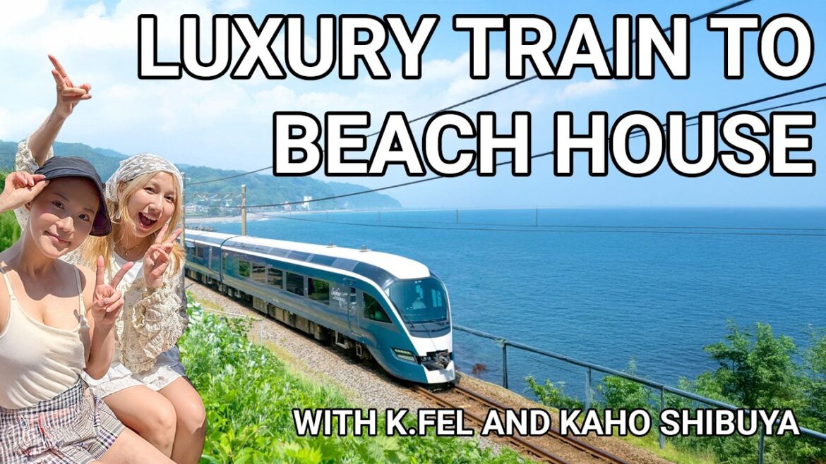 Japans Best Beachside AirBnB - Travelling by luxury train!