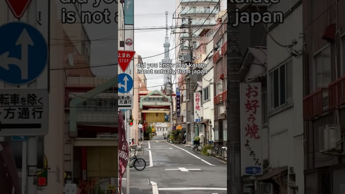 birthplace of karate 🥋🦶