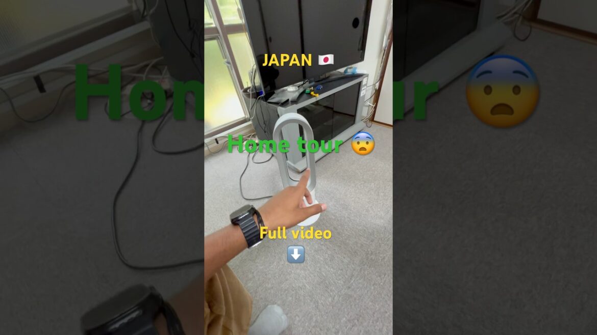 JAPAN 🇯🇵 HOME TOUR 😨💕 #shorts #viral #travel #hometour #japan