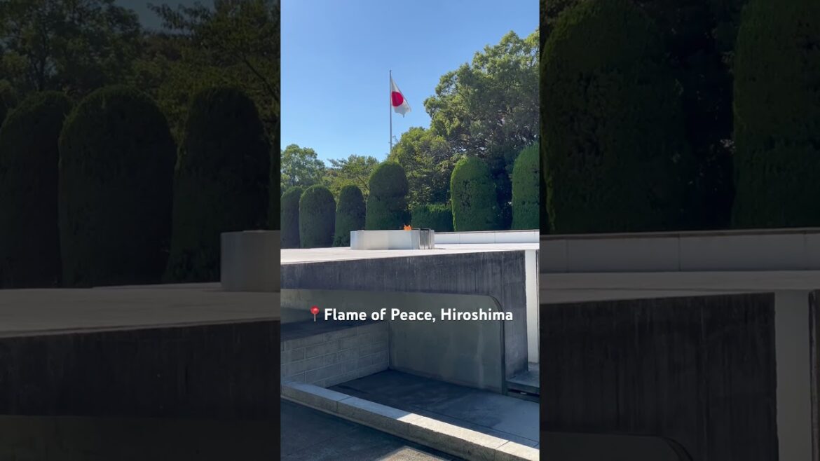 Flame of Peace - Hiroshima Memorial #japantravel #history #japantravel #shorts #historical