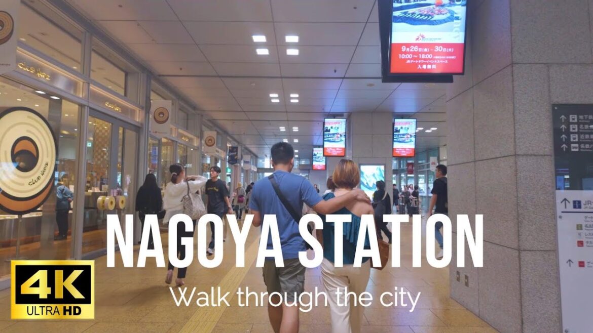 4K JAPAN WALK: Nagoya Station Area - Meieki Stroll & City Vibes