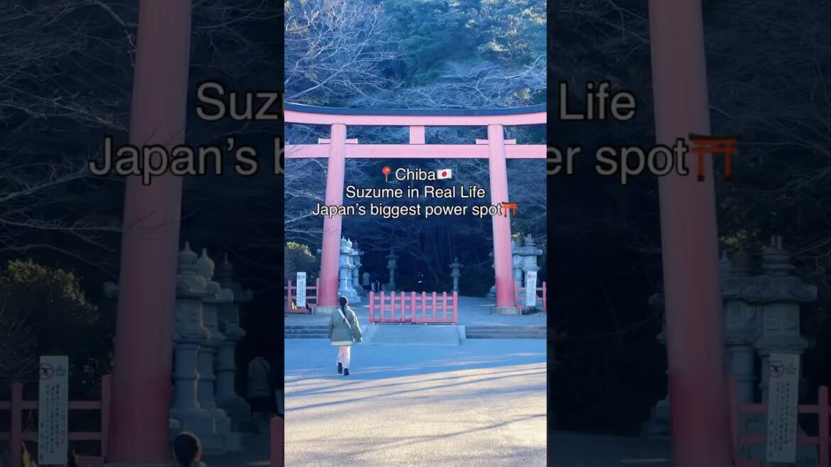 📍Chiba 🇯🇵 Suzume in real life #japan #shorts #japantravel
