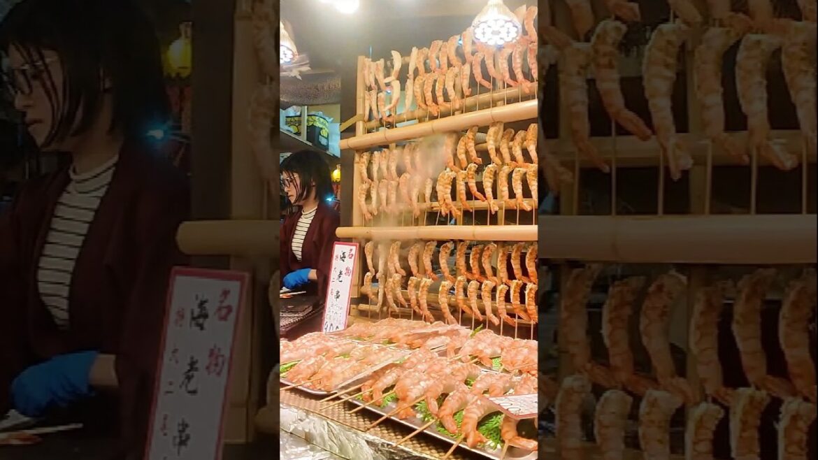 Strange But Delicious! Nishiki Market Kyoto Food Tour 😳🍧 #shorts #travel