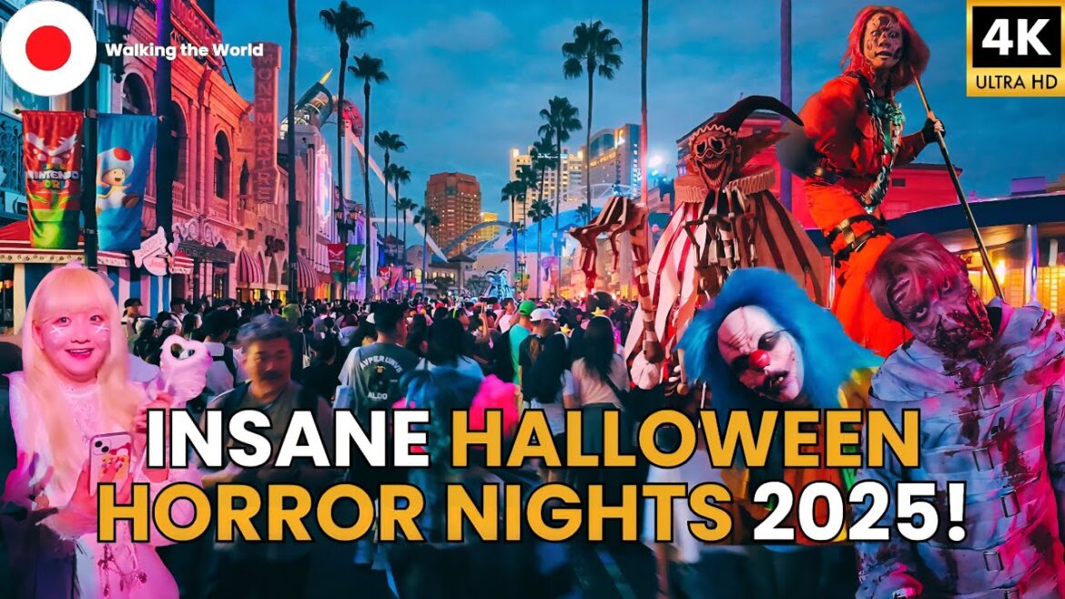 Universal Studios Japan Halloween Horror Nights 2025 🎃 FULL Walkthrough in Osaka [4K]