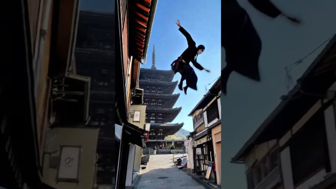 Ninja in Kyoto. #ai #travel #history #kyoto #japan #temple #ninja #travelaroundtheworld