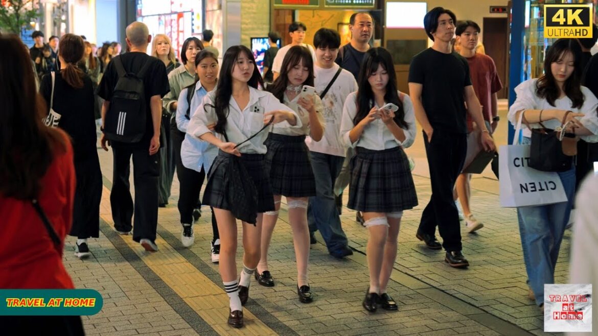 4K HDR Japan travel 2025 | Night Walk in Shinjuku（新宿）Tokyo Japan |Relaxing Natural City ambience