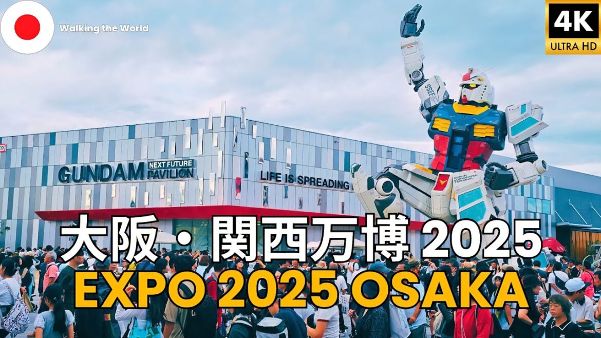 Expo 2025 Osaka Japan FULL Walking Tour Experience [4K] 大阪・関西万博 2025 🌏 フルウォーキングツアー体験