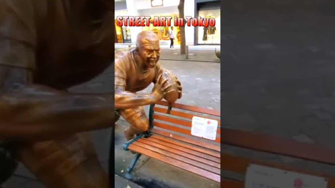 Rugby Player in the streets of Tokyo #japan #travel #2025