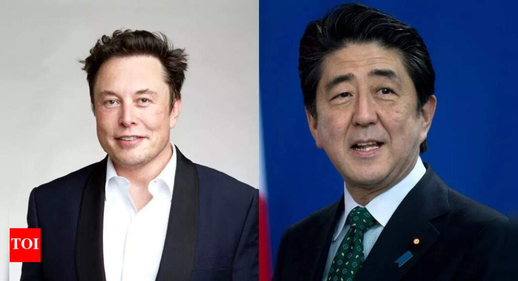 Elon Musk shares rare Tesla moment with former Japan PM Shinzo Abe: Ex-PM’s reaction will leave you smiling | World News Elon Musk shares rare Tesla moment with former Japan PM Shinzo Abe: Ex-PM's reaction will leave you smiling | World News