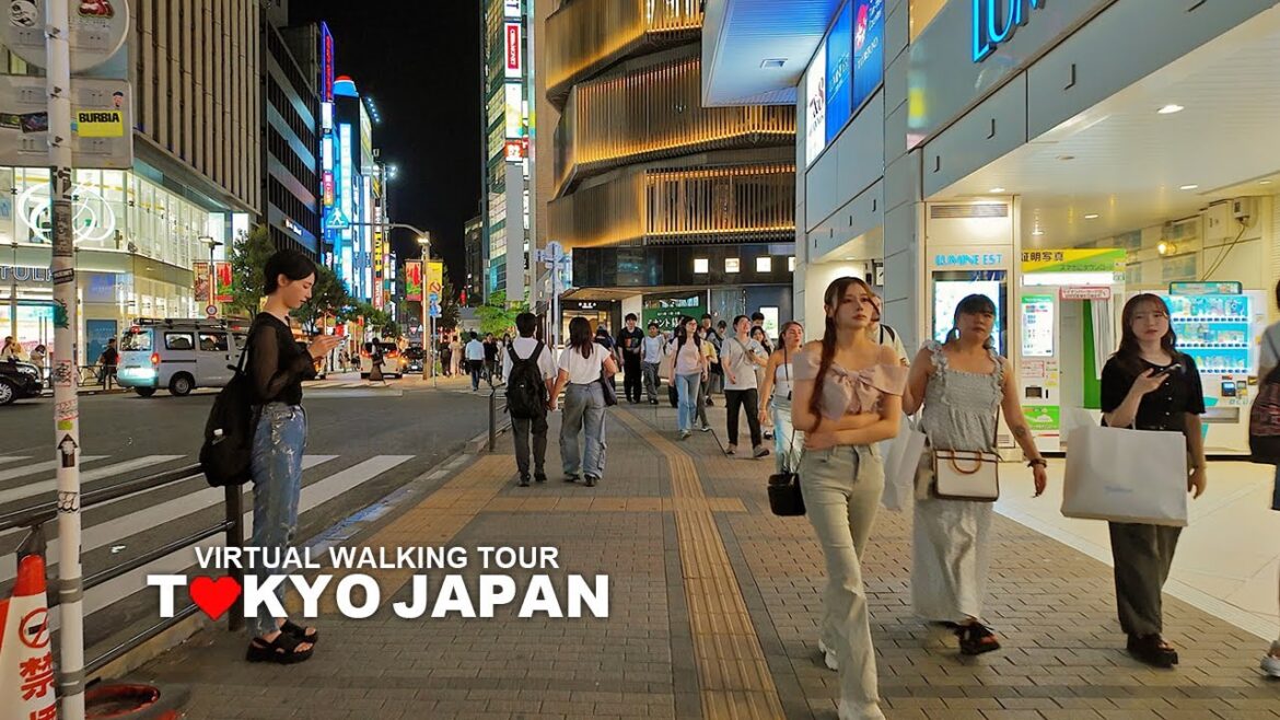 [Full Version] Tokyo Summer Evening Walk, Shinjuku, Kabukicho, Shinjuku Station, Japan, Travel, 4K