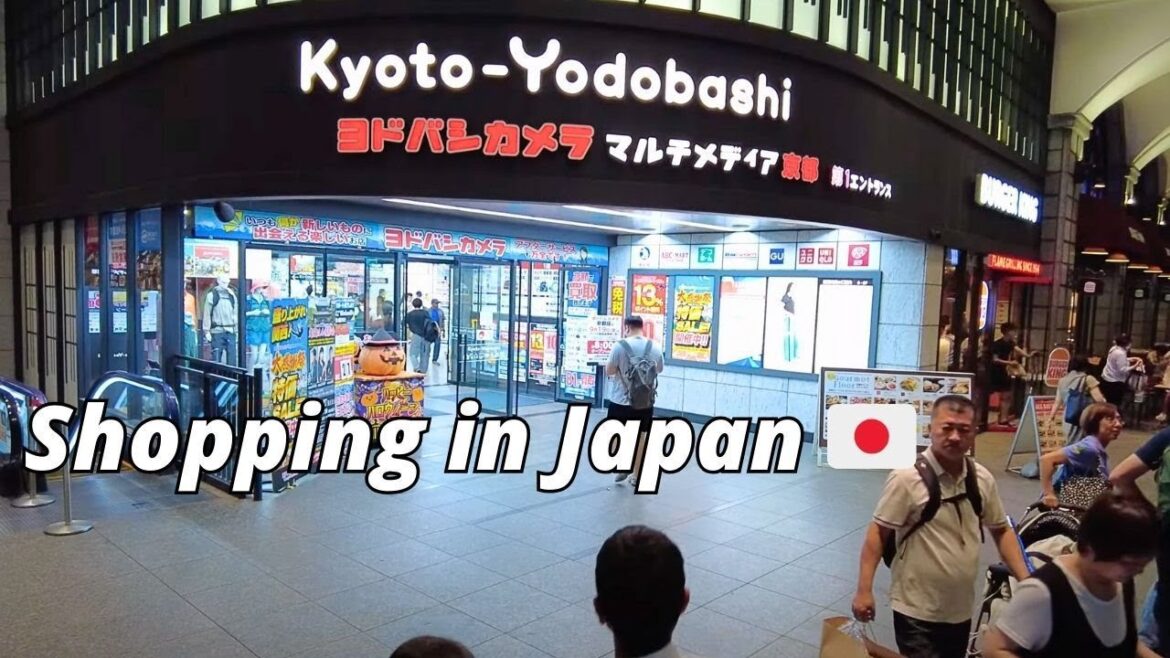 Shopping at Japan's MEGA Electronics Store – Yodobashi Kyoto Tour