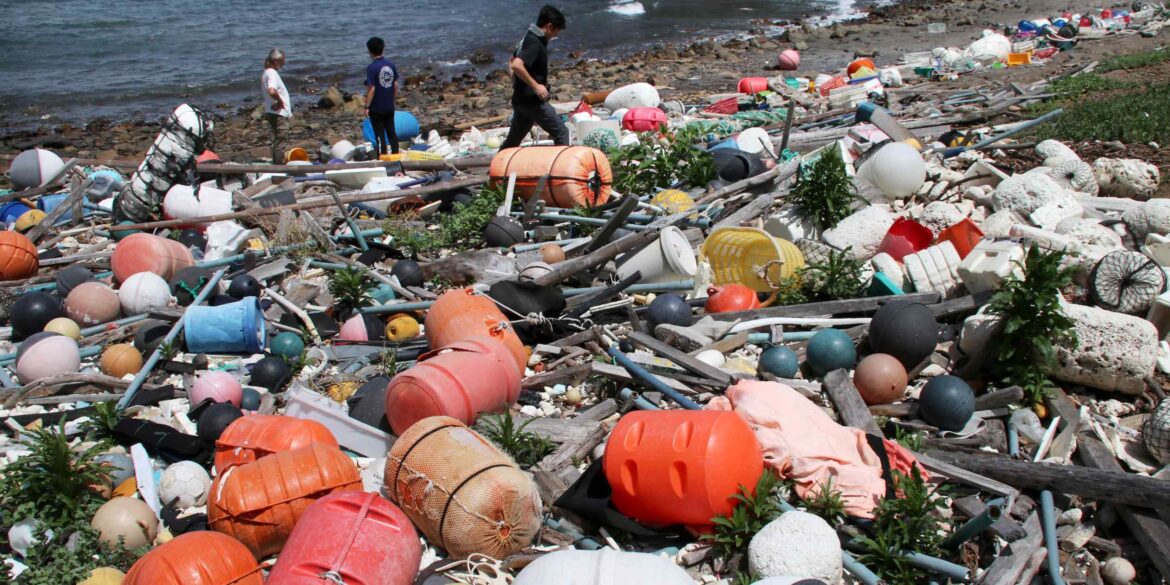 Japanese border island Tsushima struggles with wave of marine debris