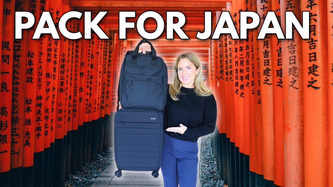 Pack With Me for Japan! (3 Weeks, 1 Carry-On + Full List)