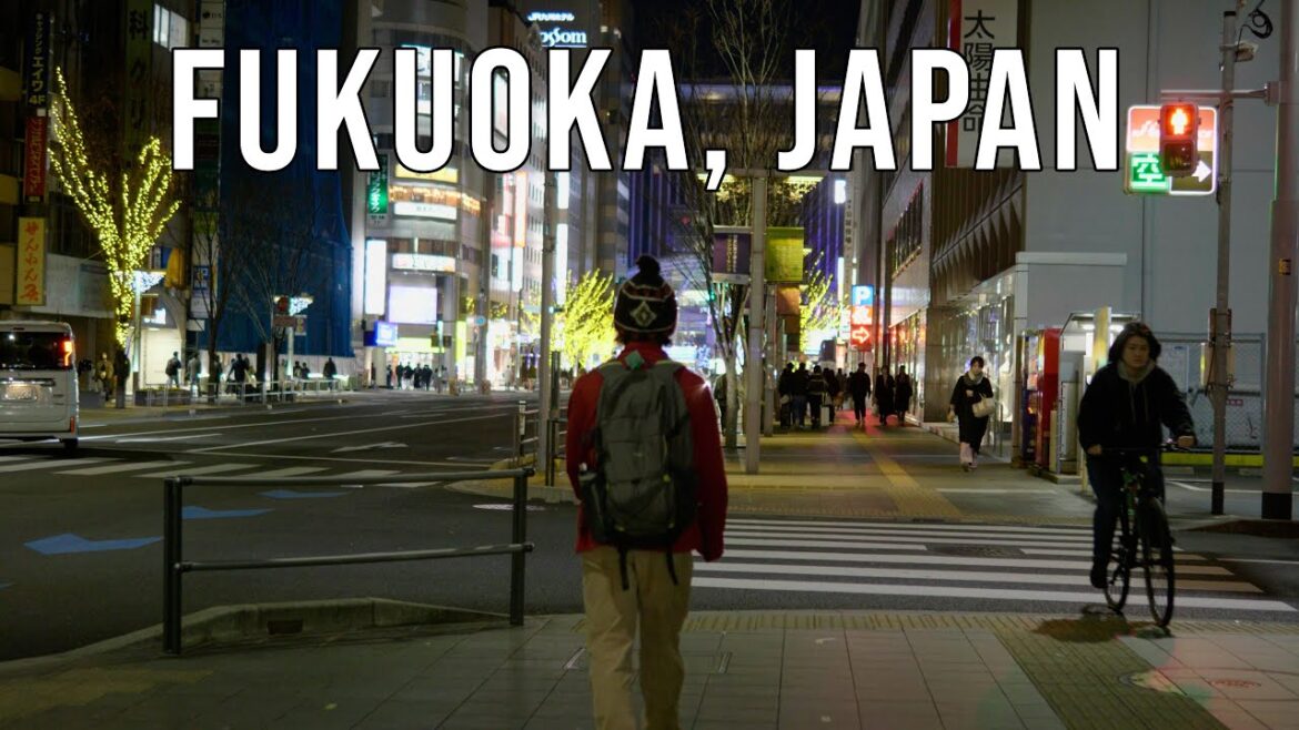 Walking in Fukuoka Japan