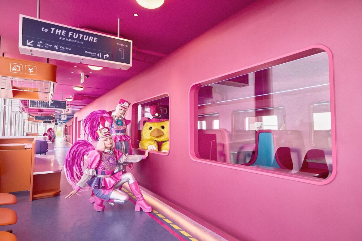 This psychedelic train restaurant in Kyoto offers immersive art and kawaii dining