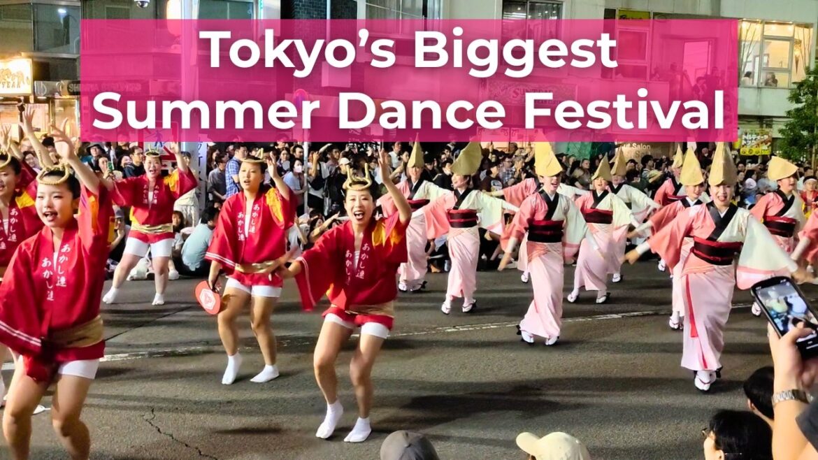 Tokyo’s Biggest Summer Dance Festival! | Koenji Awa Odori in Japan