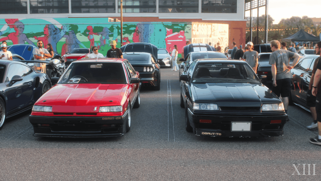 My 1985 Skyline R30 with my friends 1987 Skyline R31 GTSR