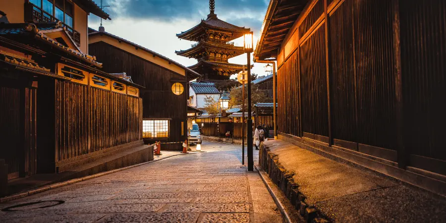 Ancient & Rustic Street in Kyoto