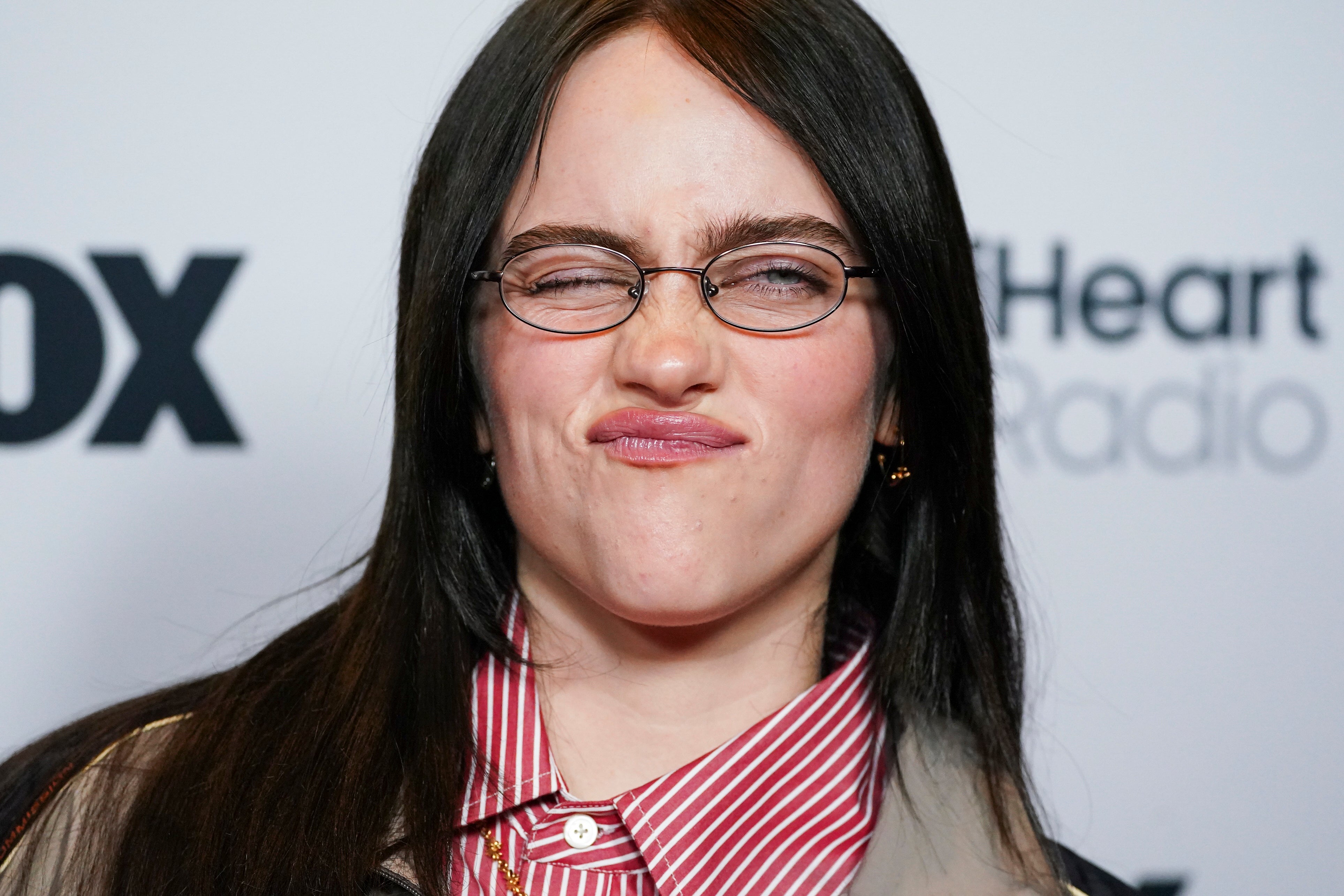 Billie Eilish at the iHeartRadio Music Awards in March 2025