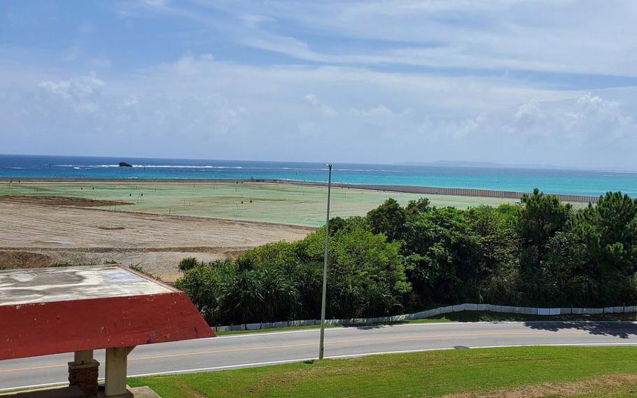 Henoko Bay as seen from Camp Schwab, Okinawa.