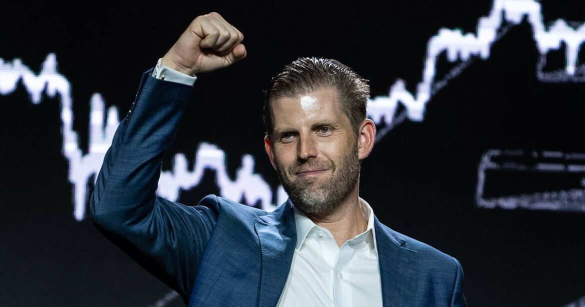 Eric Trump fans in stitches as he takes on wild challenge during trip - Celebrity News - Entertainment