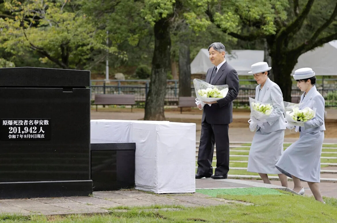 Japan’s imperial family pays respects to Nagasaki victims 80 years after atomic bombing Japan’s imperial family pays respects to Nagasaki victims 80 years after atomic bombing