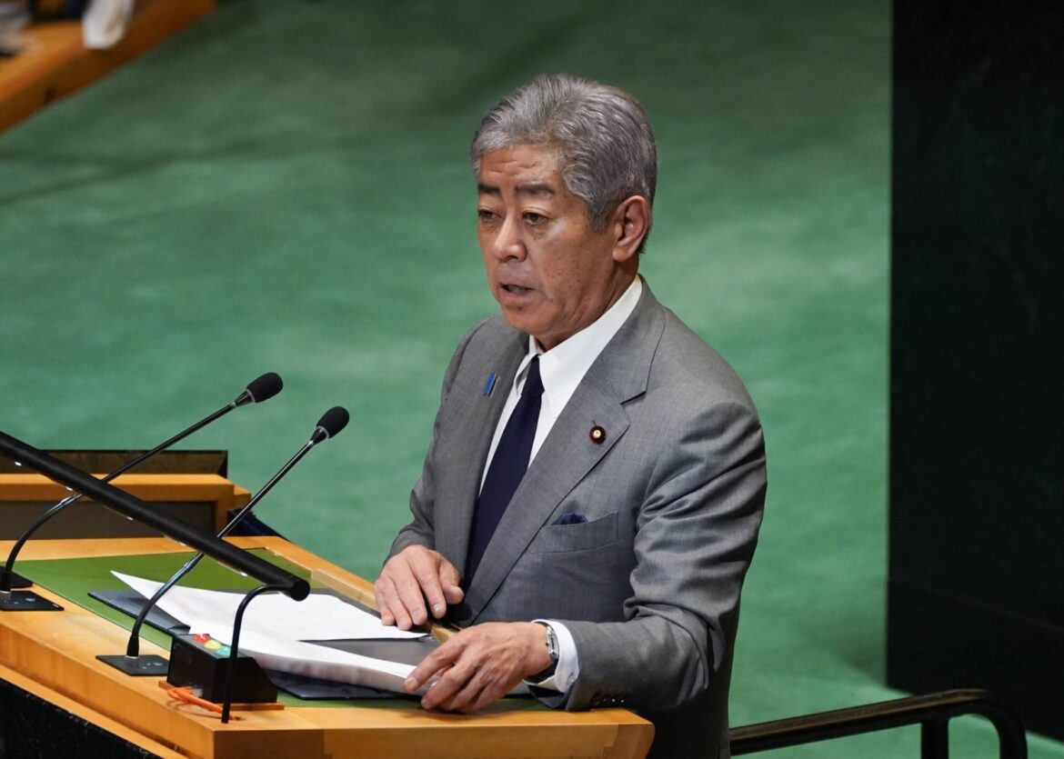 Japan's recognition of Palestine state is a matter of 'when,' Iwaya says