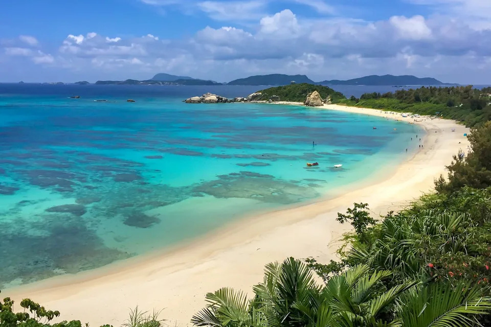 The Kerama Islands are found in Keramashoto National Park, southwest of Okinawa, Japan, and are a famously good spot for diving (Getty)