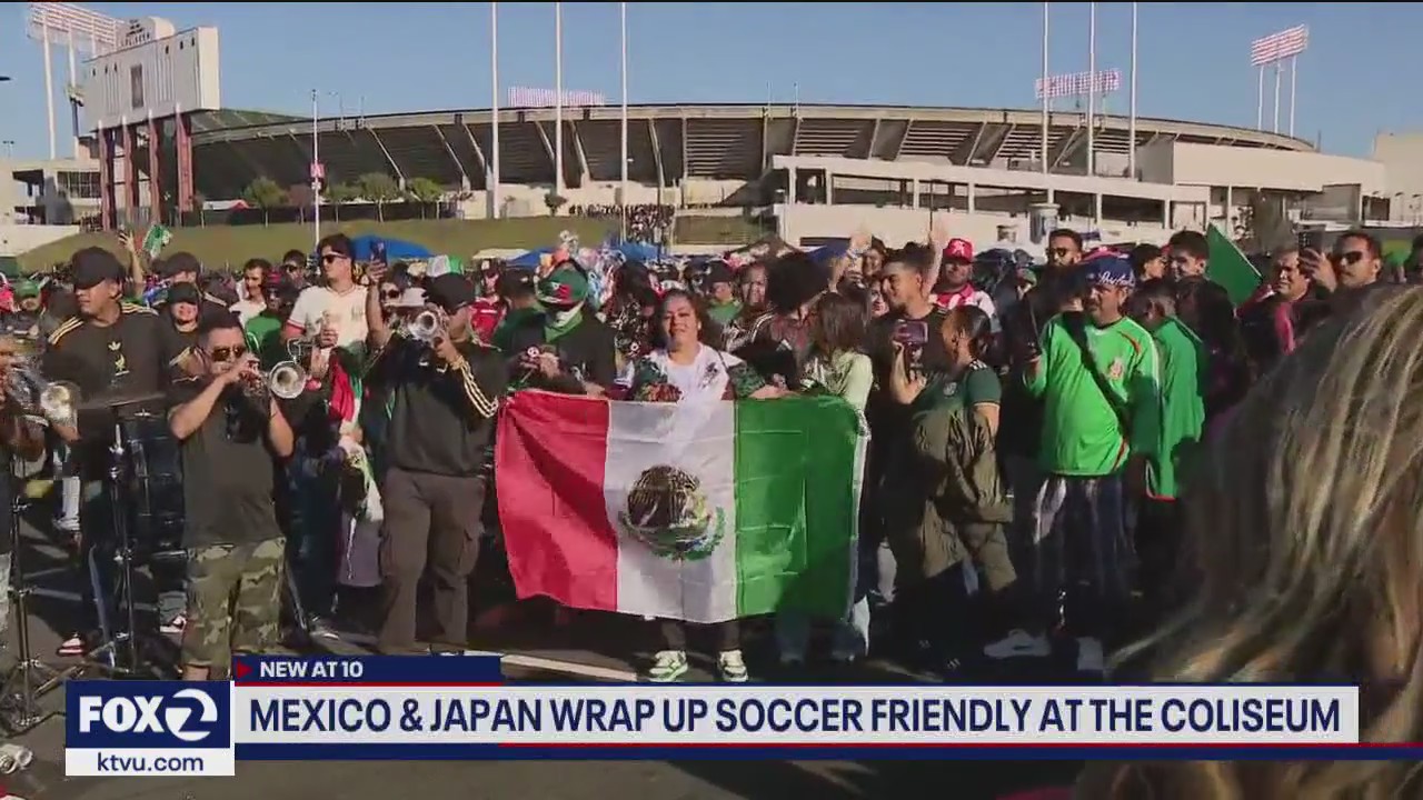Historic Japan-Mexico soccer match draws massive crowd to Oakland Coliseum
