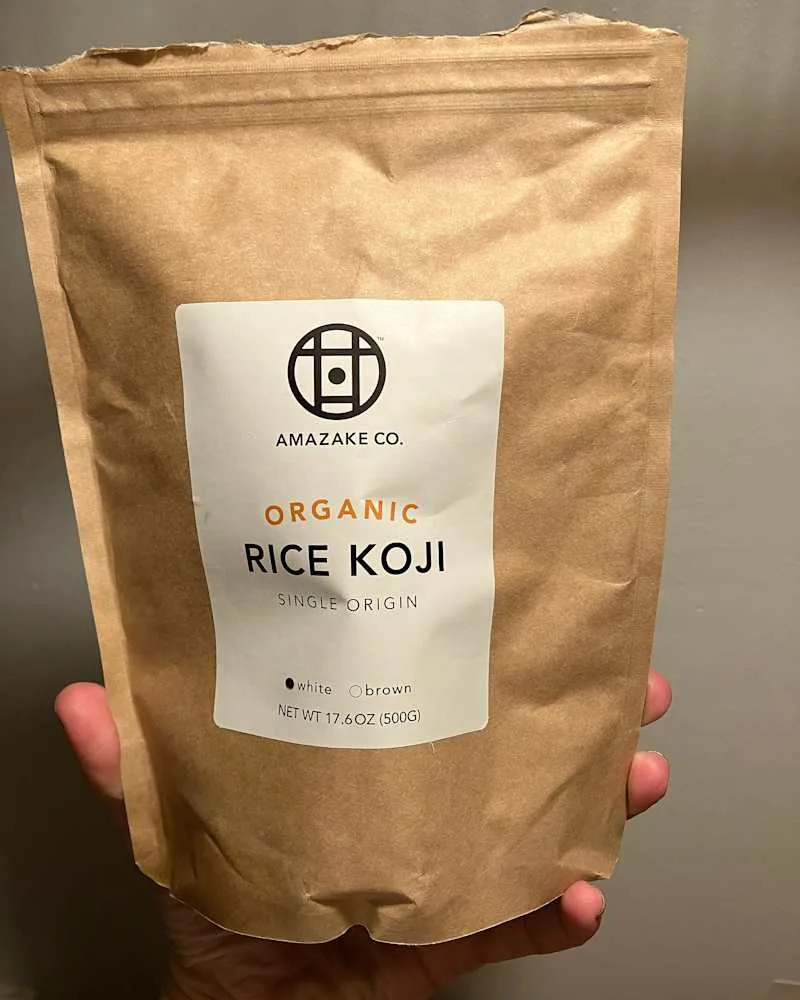 Rice Koji in bag.
