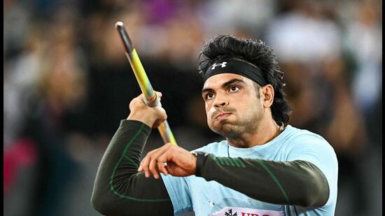 India's Neeraj Chopra finished runner-up in the Diamond League Finals in Zurich on Thursday. (AFP)